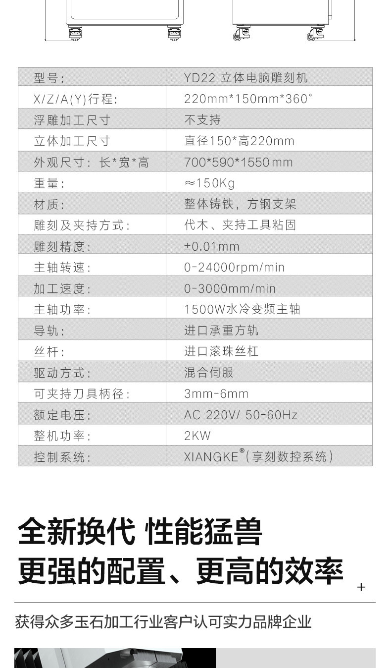 YD22雕刻機(jī)參數(shù)