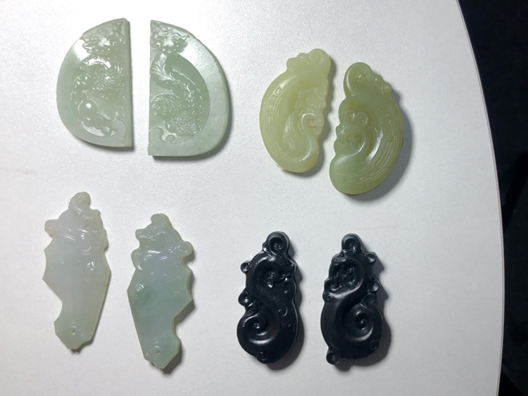 翡翠雕刻設備加工成品